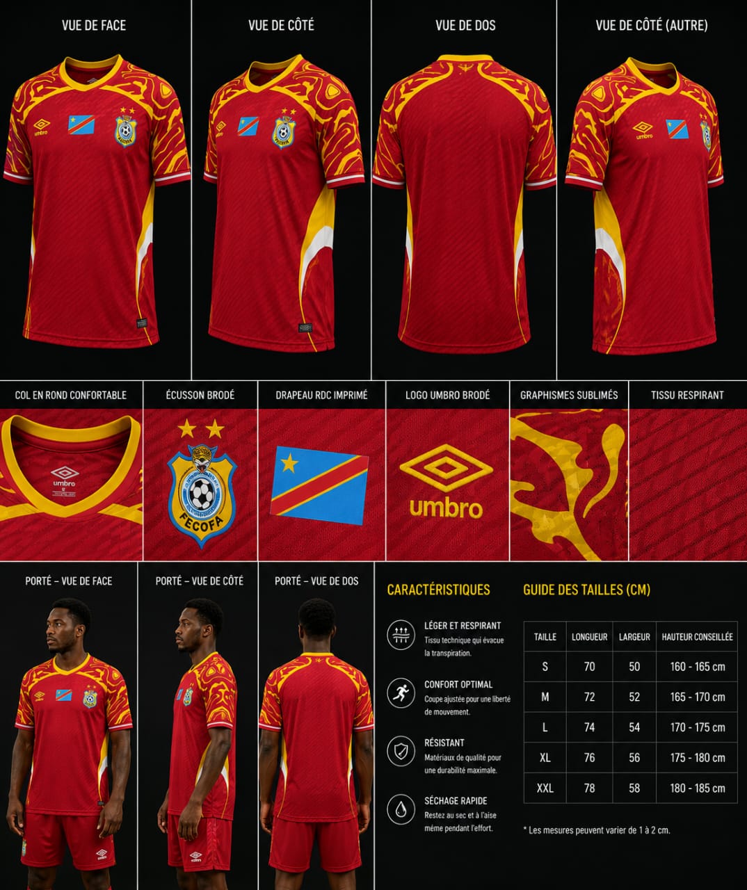 Maillot du congo