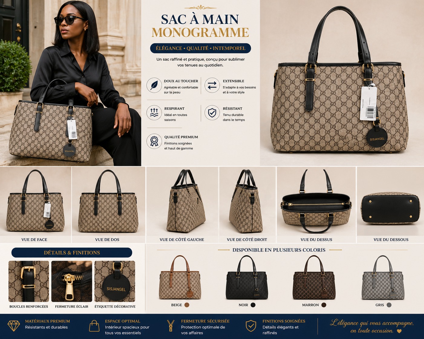 Les sacs sont disponibles chez moi 