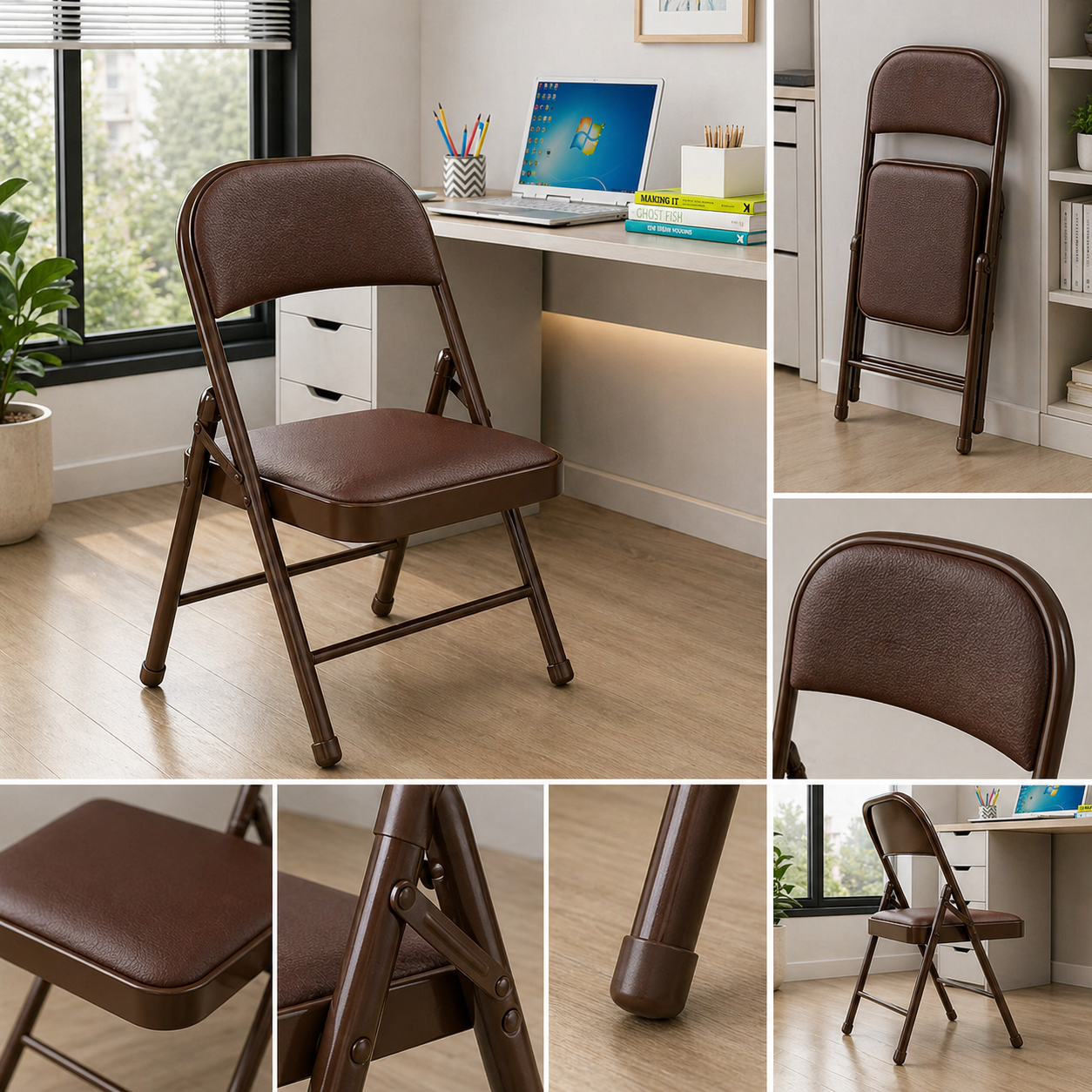 Chaise pliante élégante