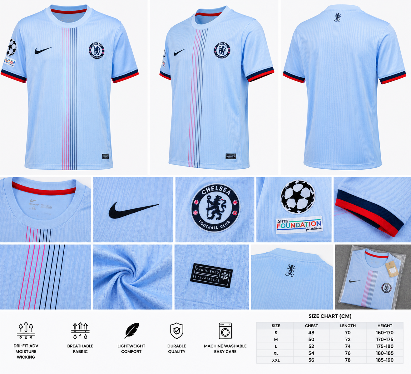 Maillots du club  Chelsea F.C.