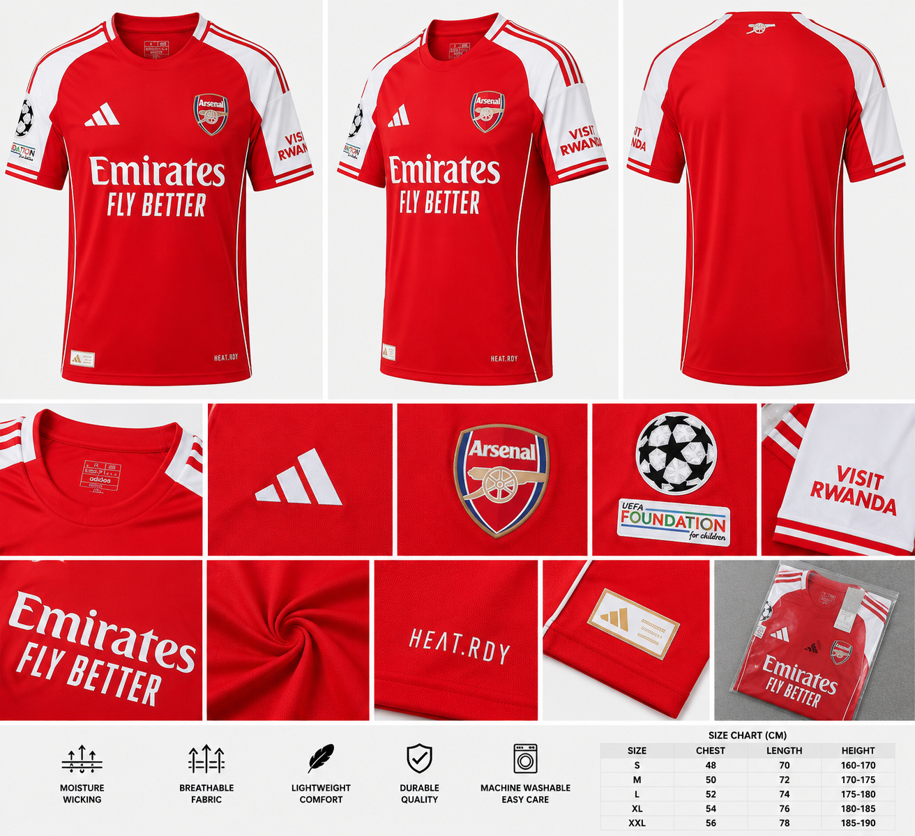 Maillots d'Arsenal F.C