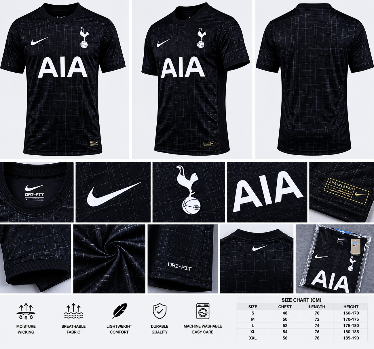 Maillots du club anglais Tottenham Hotspur F.C.