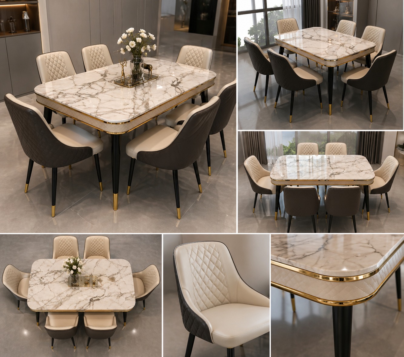 Table à manger avec chaises 