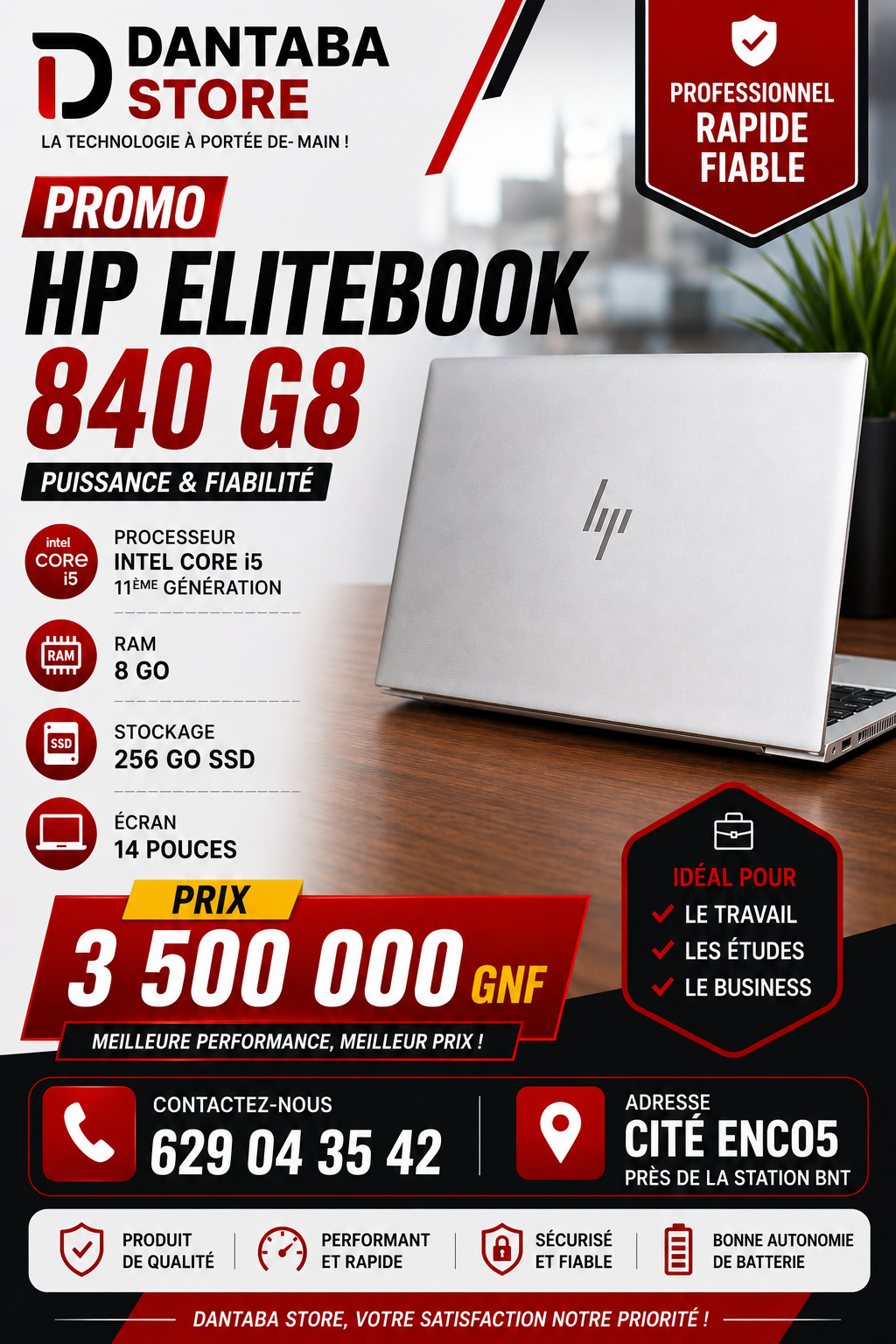 Hp elitebook 840 G8 i5
