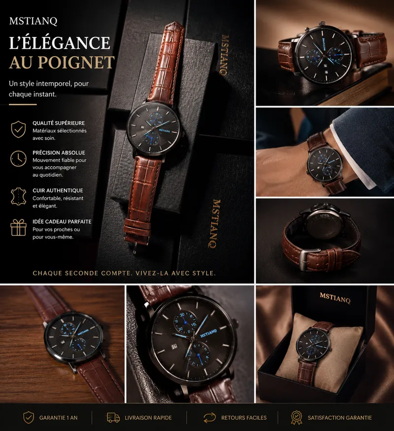 Montre livraison gratuite partout à Conakry