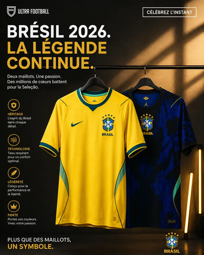 Maillots du brésil 