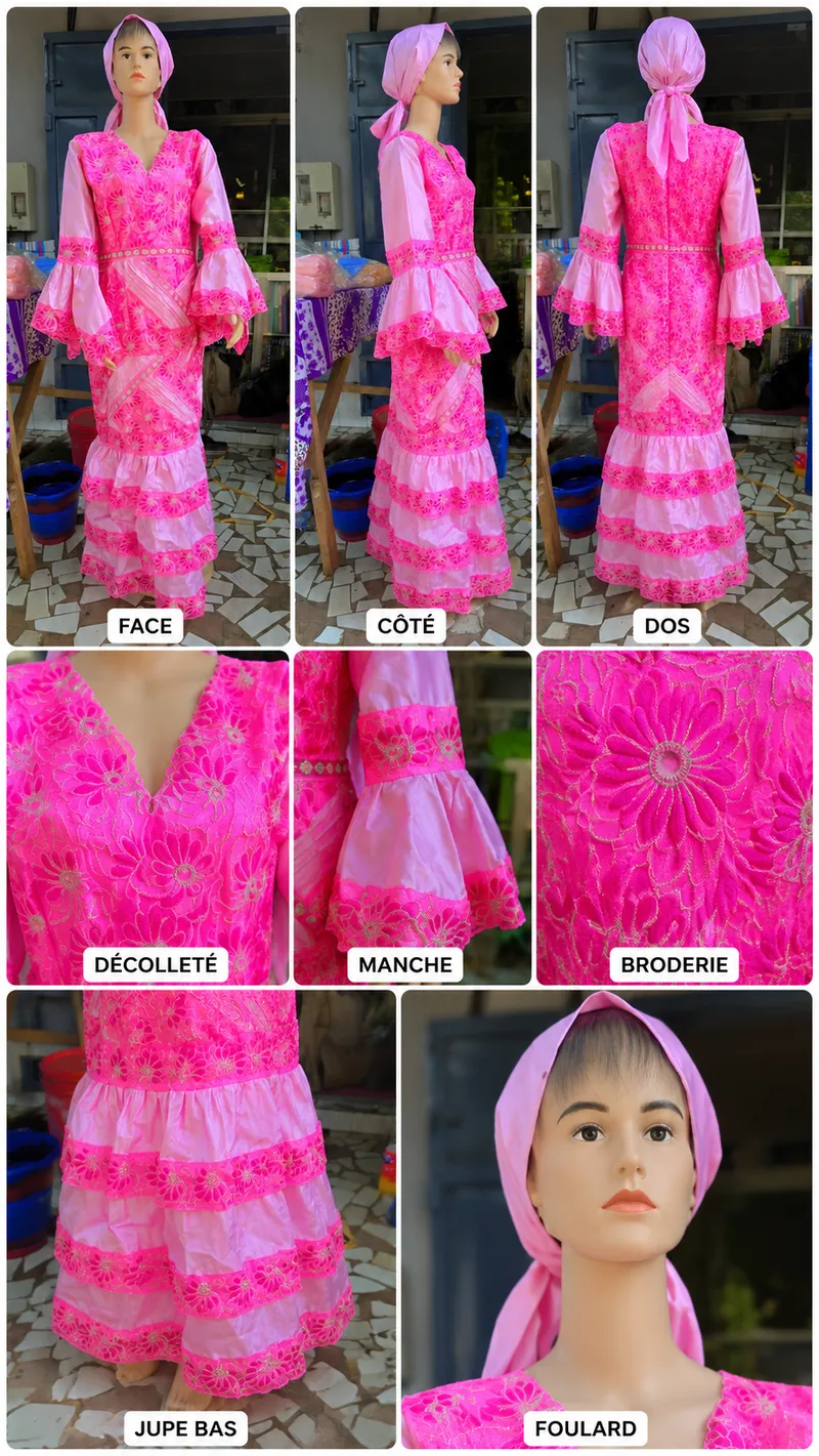 Robe traditionnelle brodée