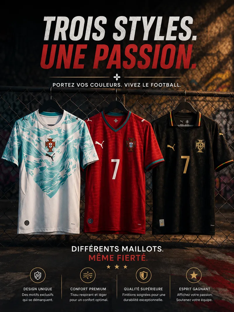 Maillots de Portugal 