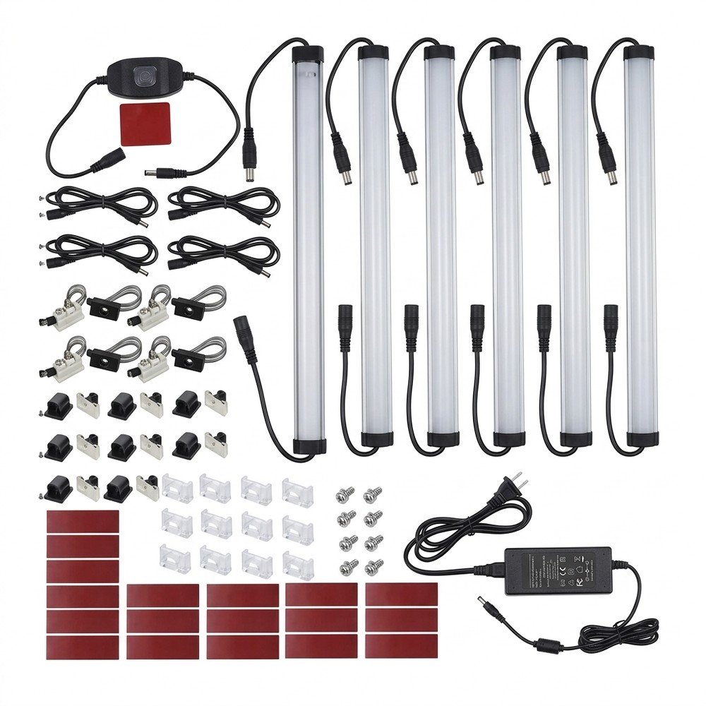 Kit d'éclairage sous meuble 6 barres LED — Réf. LED-003
