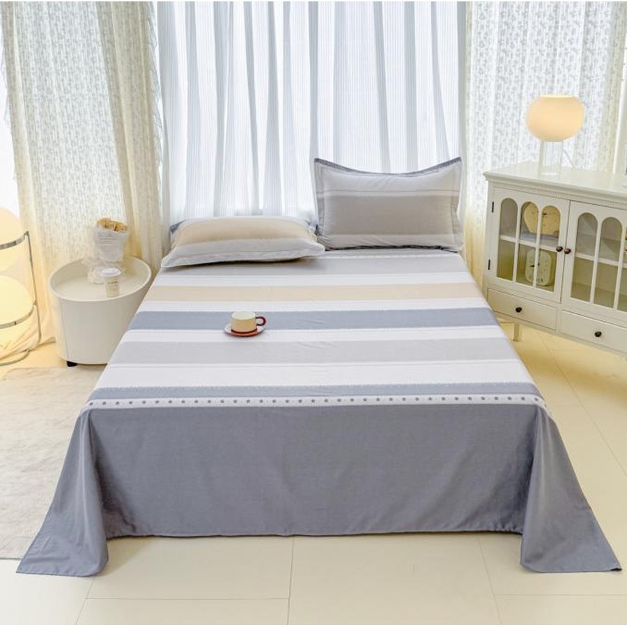 Drap plat en coton — Réf. DPC-026